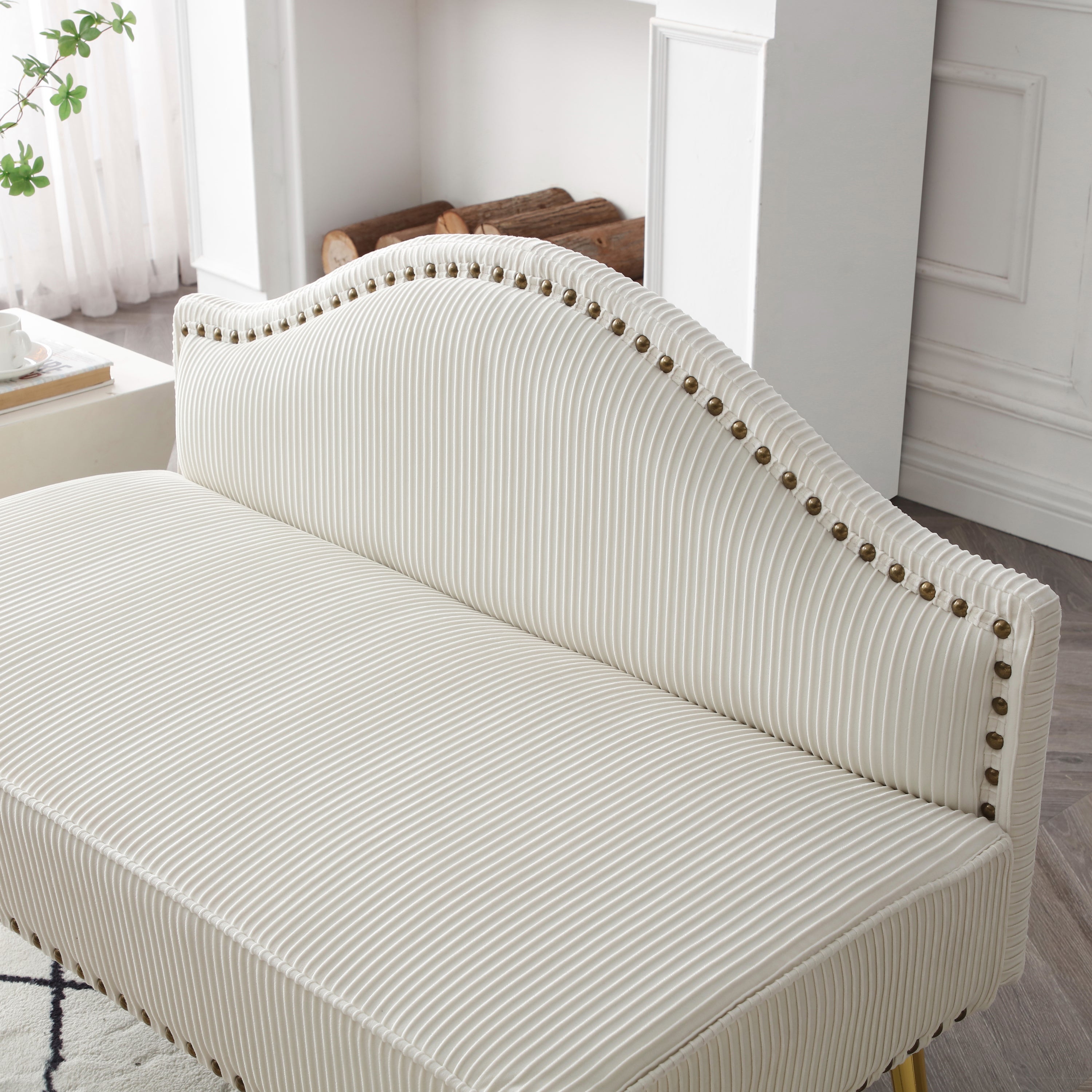 MAICOSY 46.5” Loveseat Sofa Couch for Living Room, Small Sleeper Futon Bed Sofa