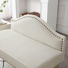 MAICOSY 46.5” Loveseat Sofa Couch for Living Room, Small Sleeper Futon Bed Sofa