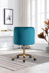 Modern Swivel Shell Chair - Teal