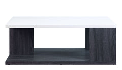Pancho Coffee Table - Gray & White High Gloss