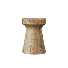 The Rook Rustic Side Table - Wood Pine