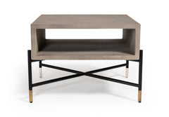 Concrete coffee table
