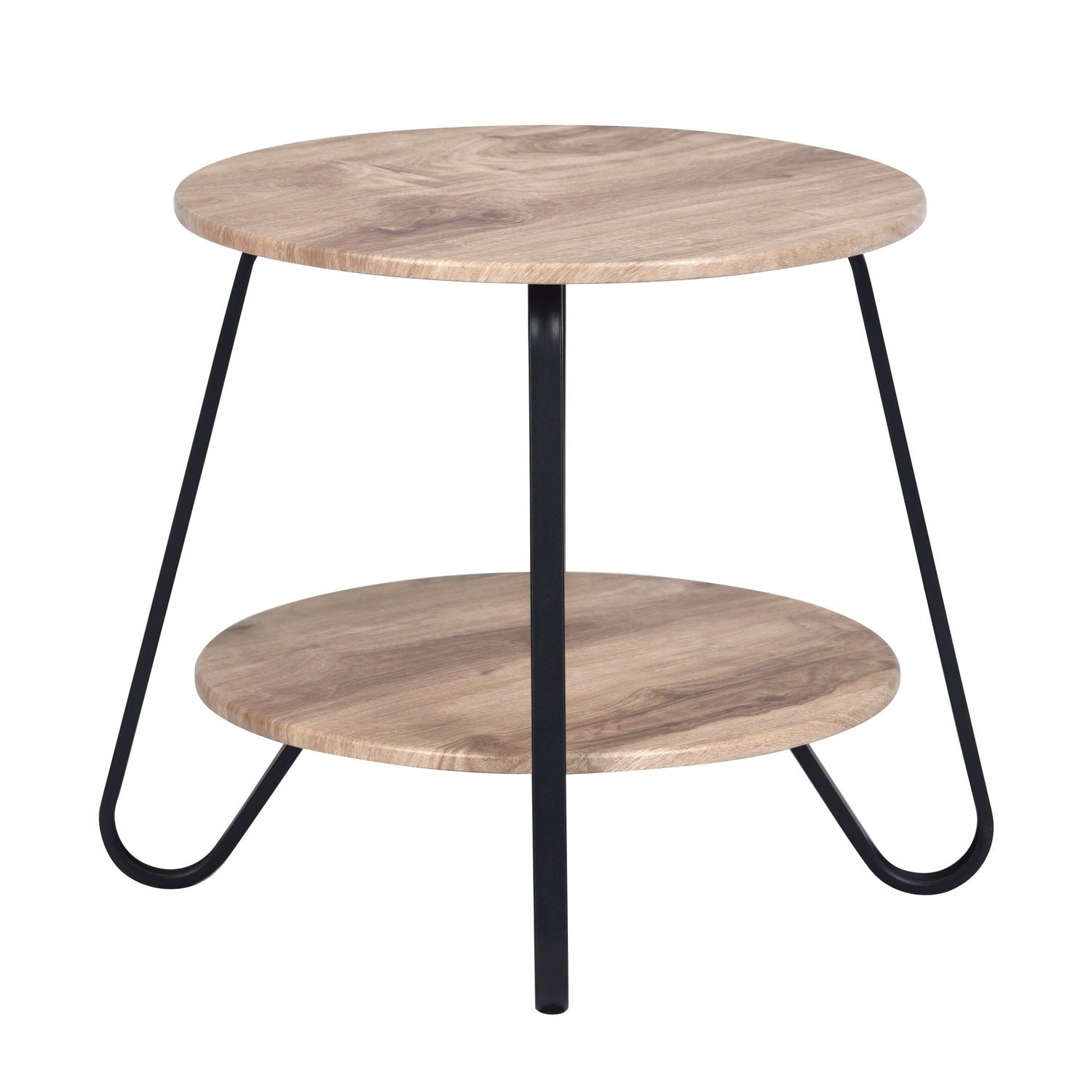 2 Tier Storage Table Farmhouse Small Side Table