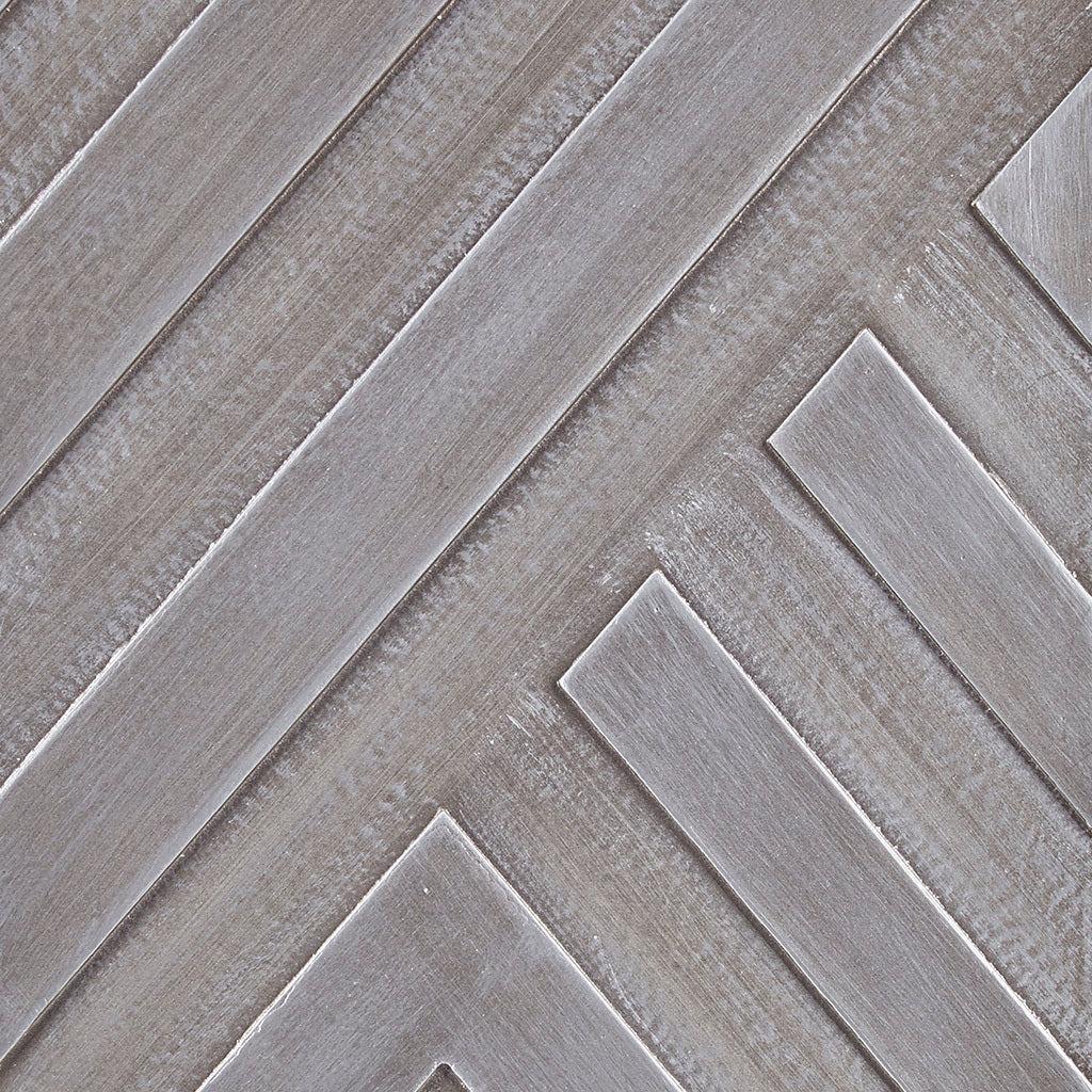 Ash Carved Wood 3 Piece Set Wall Decor - Grey