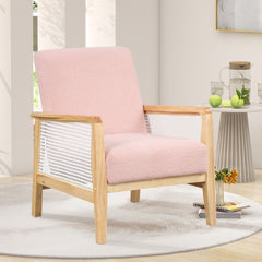 Short Plush Armchair 