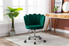Modern Swivel Shell Chair - Green