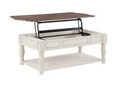 Farmhouse Oak & Antique White Coffee Table