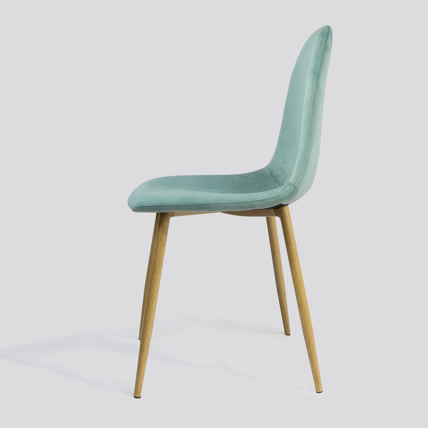 Mid Century Modern Side Dining Chairs (Set of 4) - Light Green