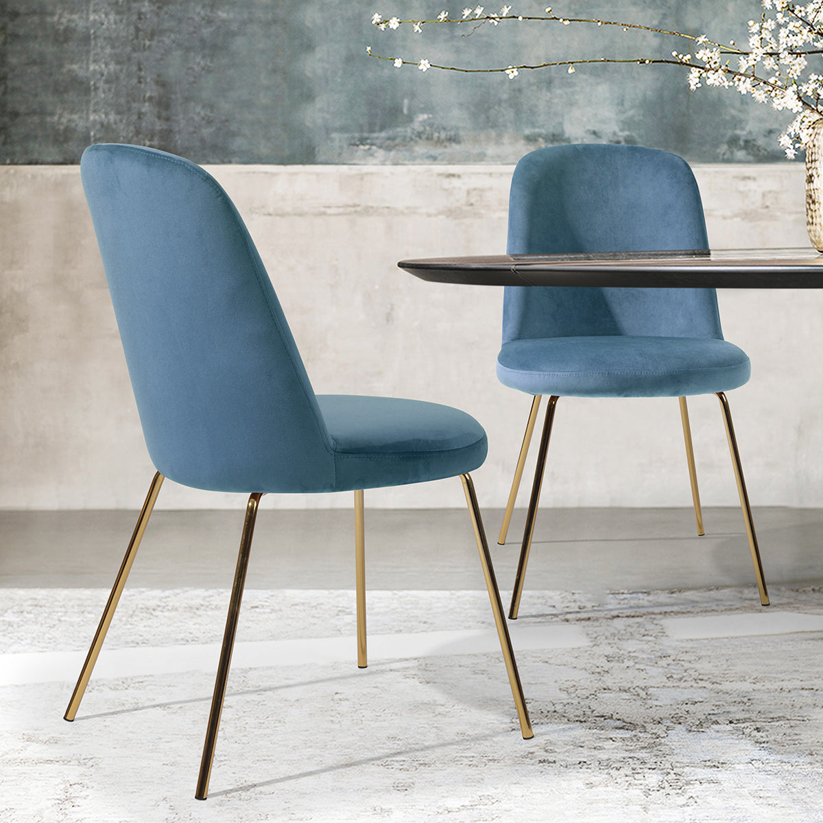 Blue Dining Chairs