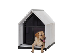 Outdoor Dog House Sun Protection for Small Medium Large Sized Dogs, Weatherproof with Slide Out Floor for Easy Cleaning