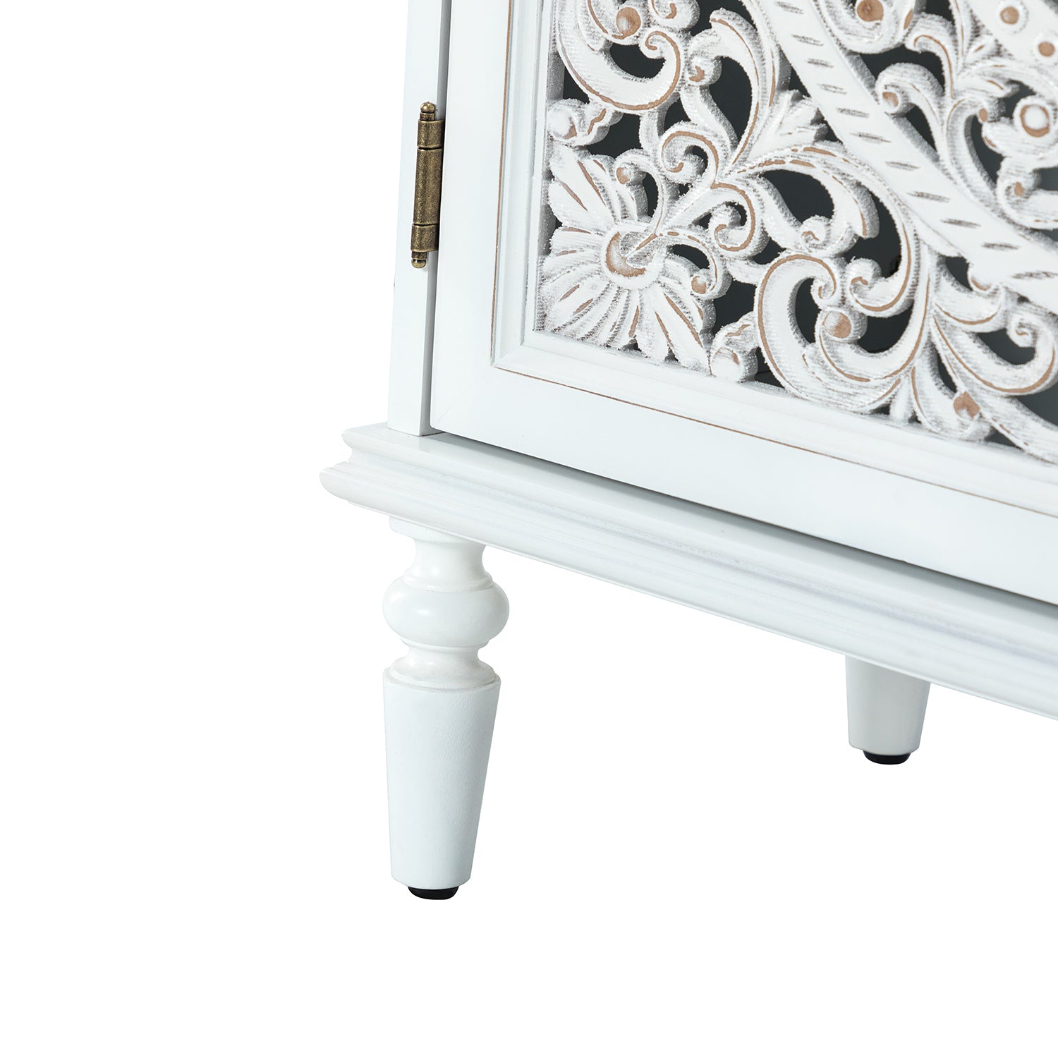 32" Tall 2-Door Accent Cabinet - White