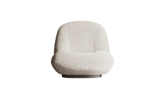 Upholstered Accent Slipper Chair - Cream