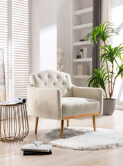 Accent Chair with Rose Golden feet