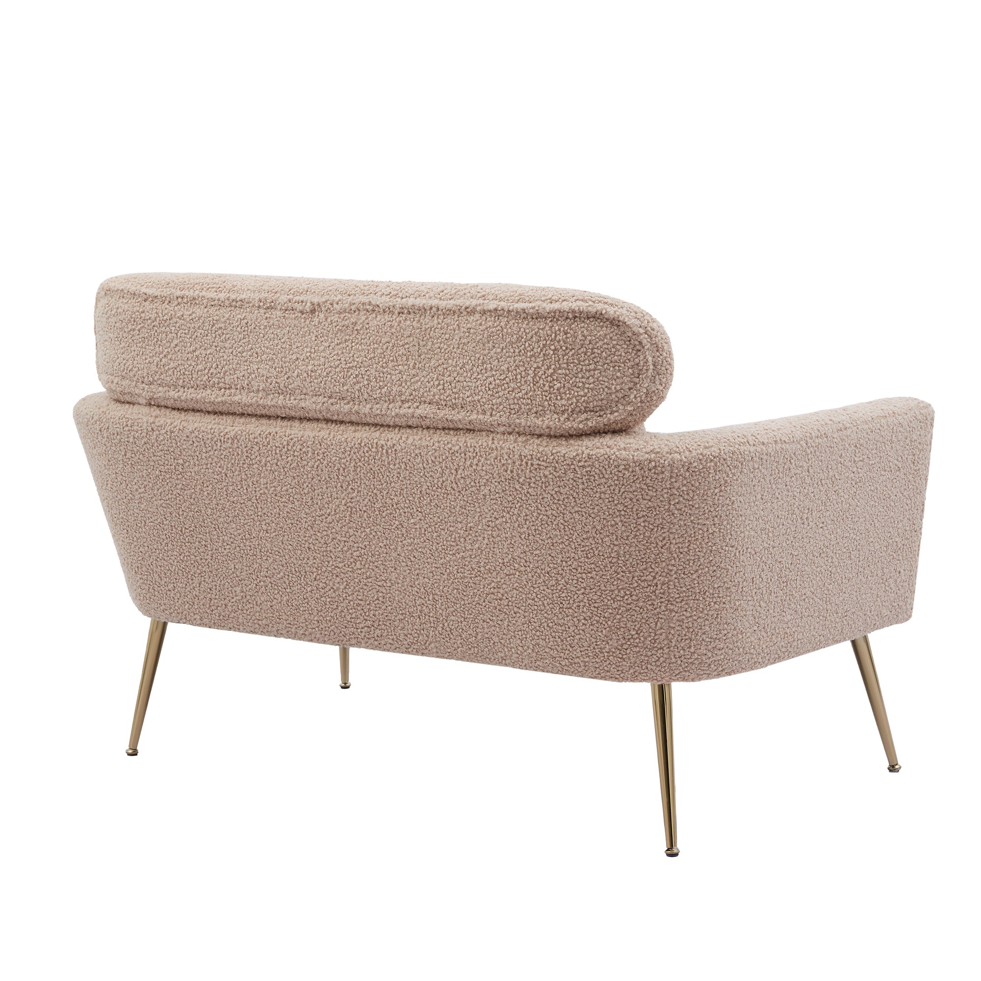 Modern Boucle Loveseat Sofa