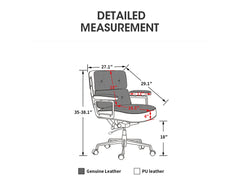 Modern Office Chair - White