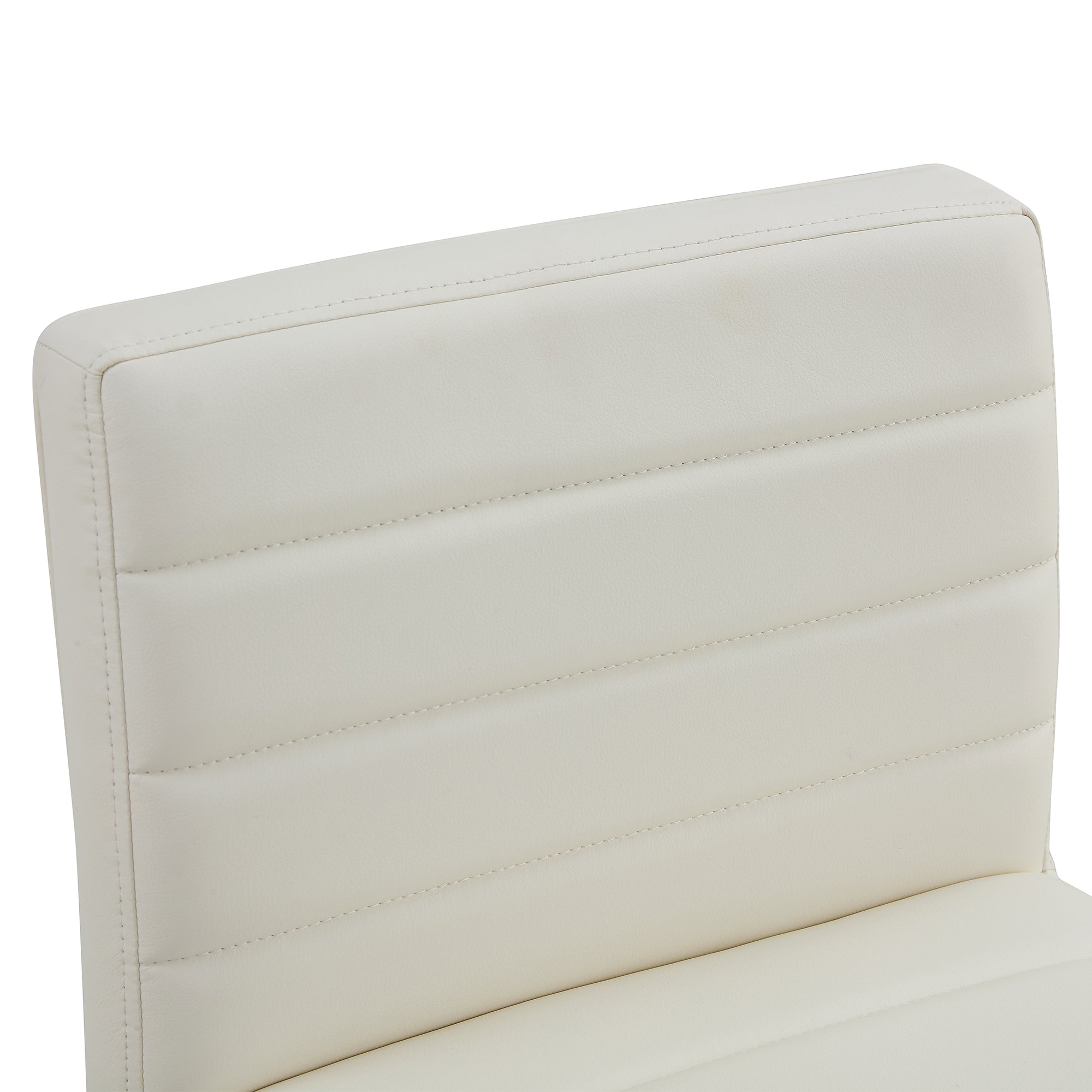 Modern Design High Counter Stool Bar Chair (Set of 2) - White