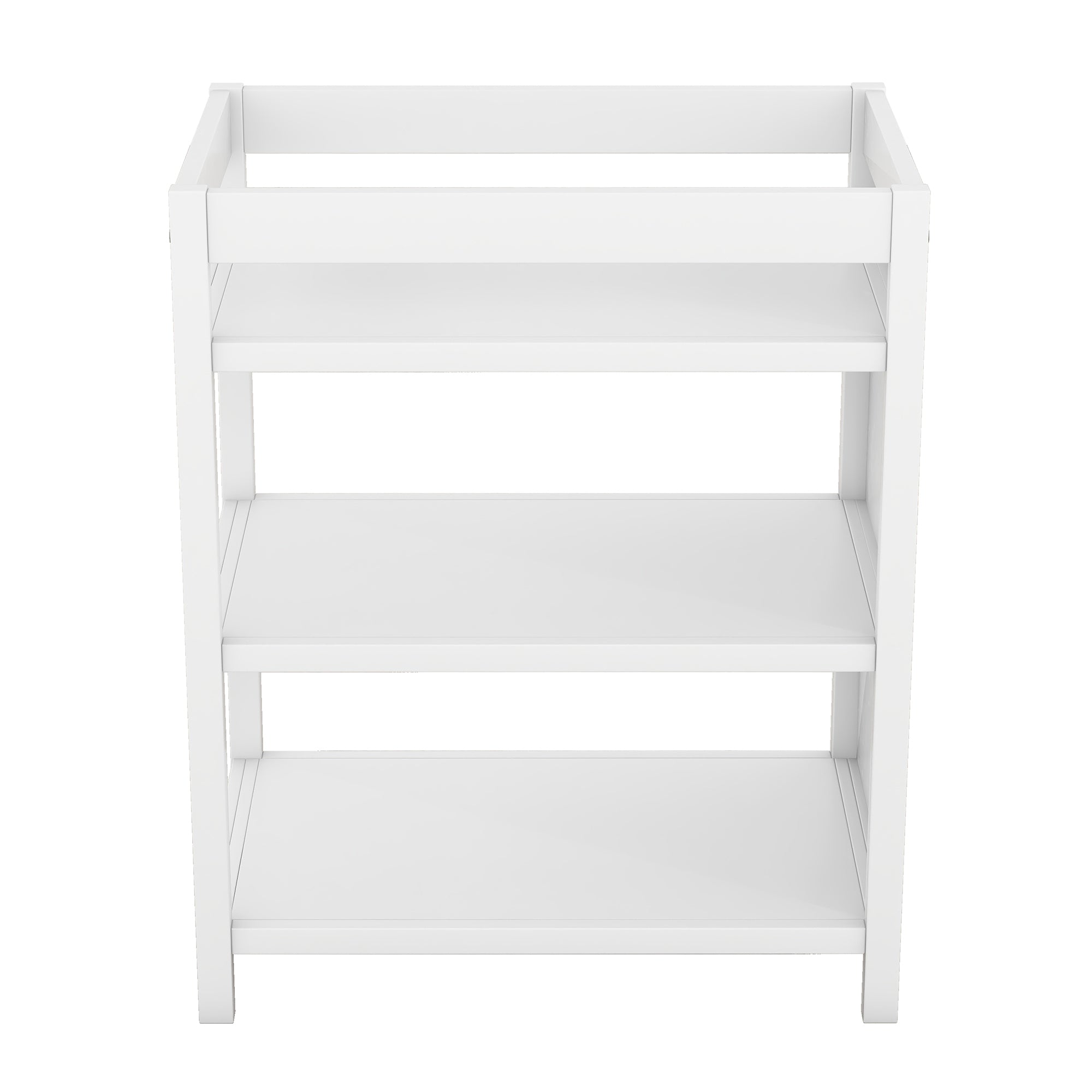 Convertible Crib/Full Size Bed with Changing Table - White