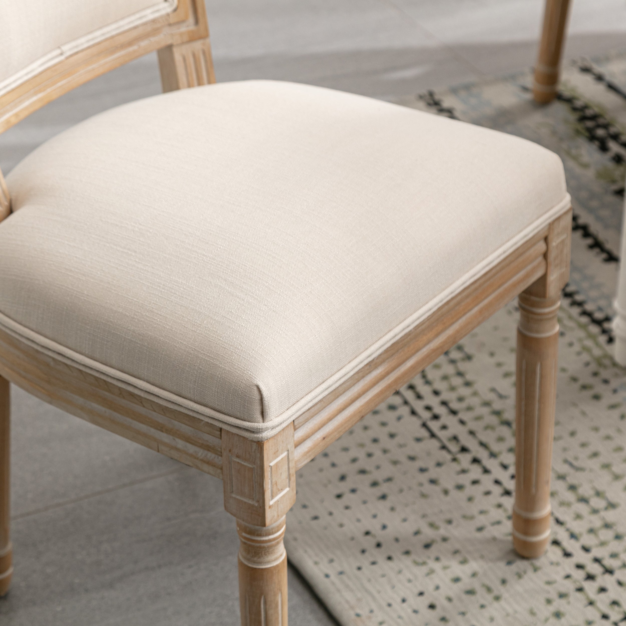 Antique Cream Linen Duo