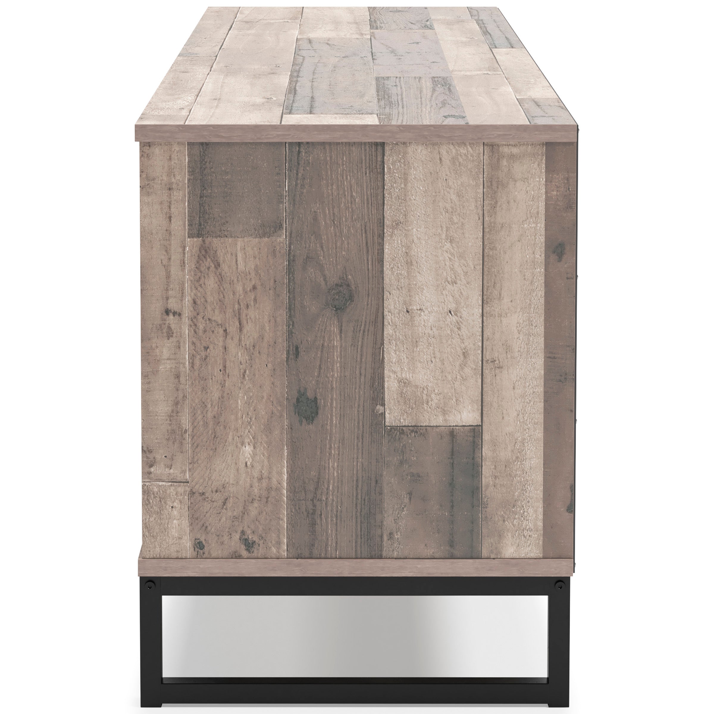 Modern Rustic 59" TV Stand - Brown + Gray