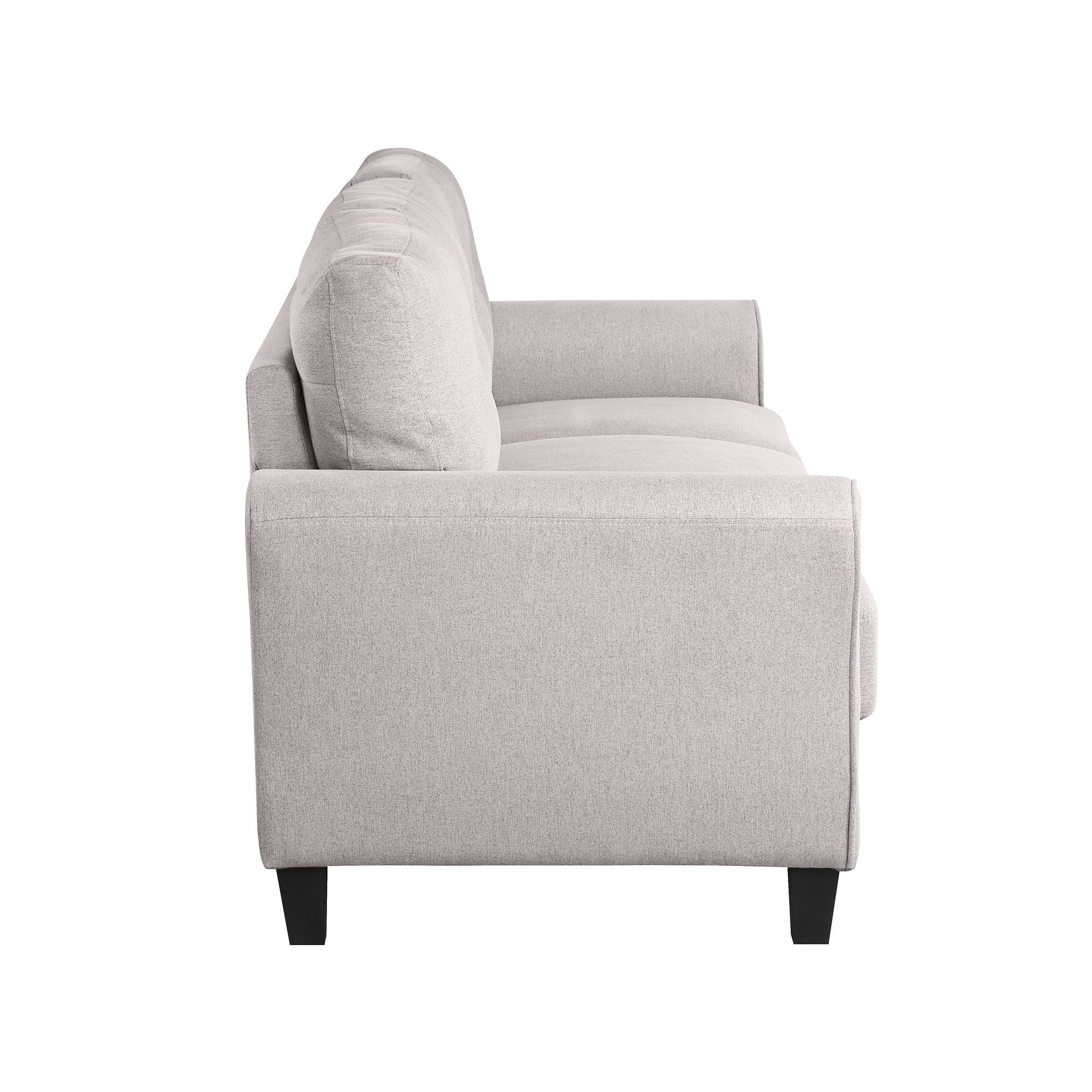 Upholstered Couch Furniture for Home or Office - Light Grey