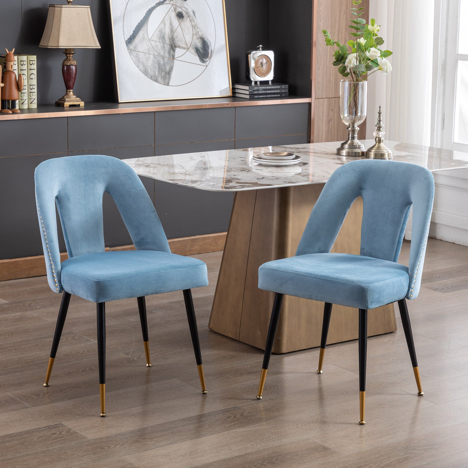 Light Blue Chairs
