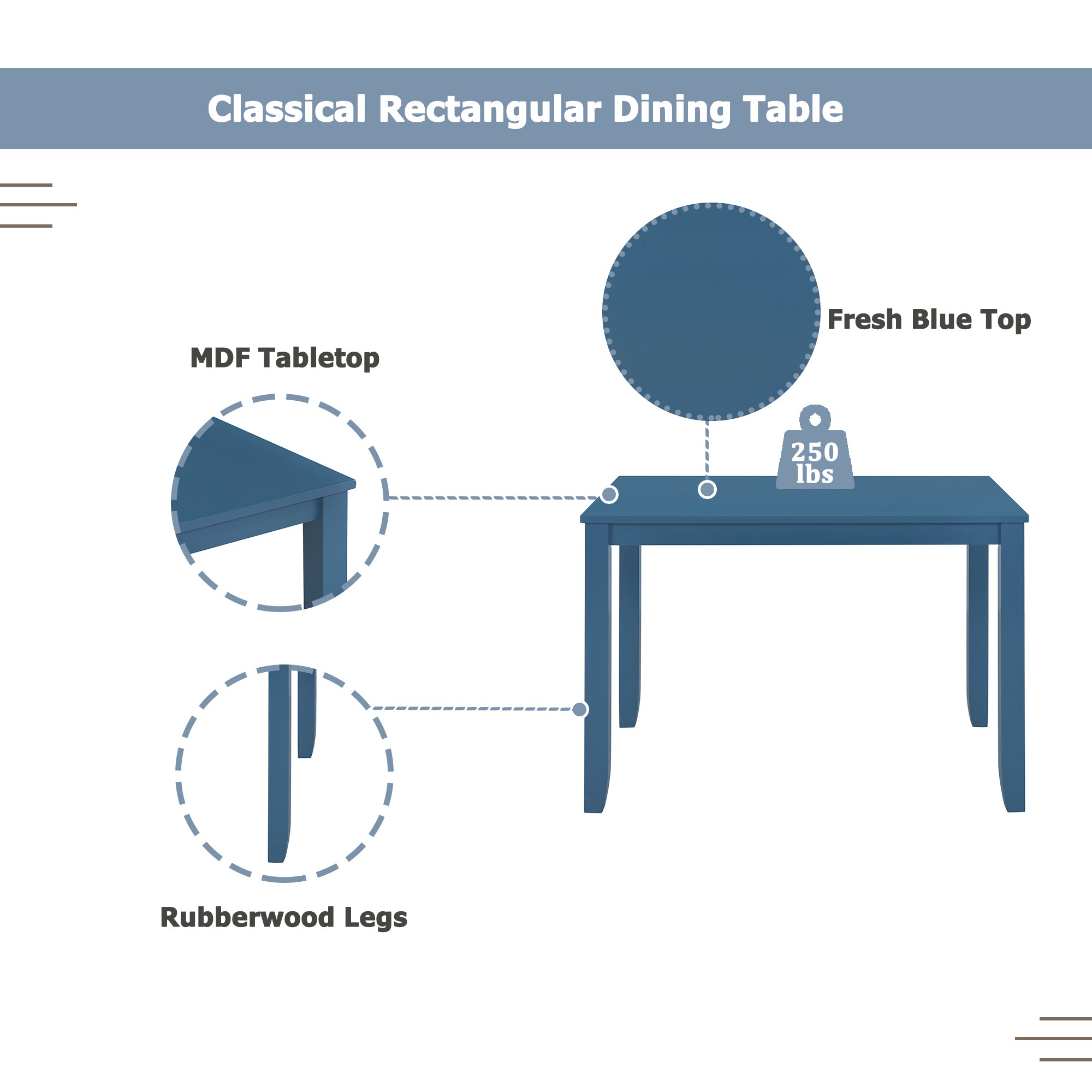 Rustic dining set