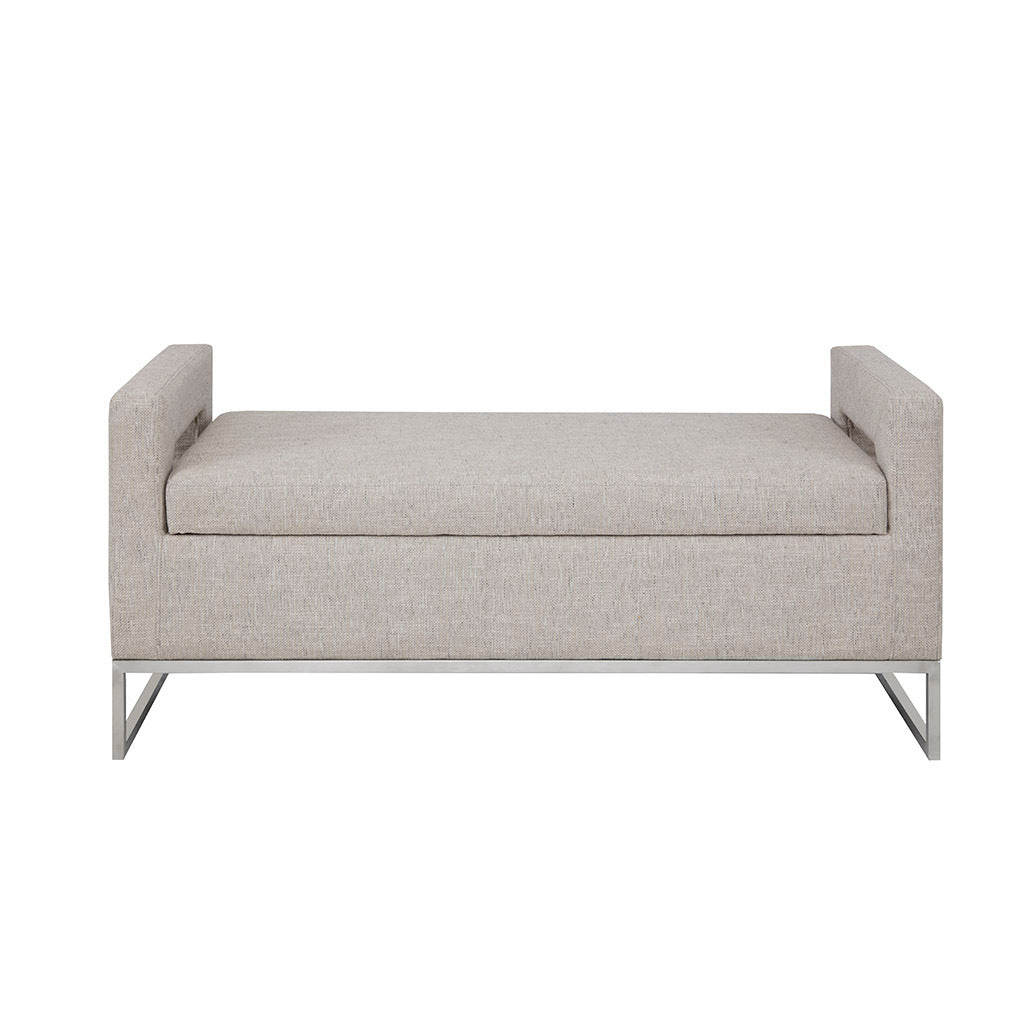Crawford Storage Bench - Grey