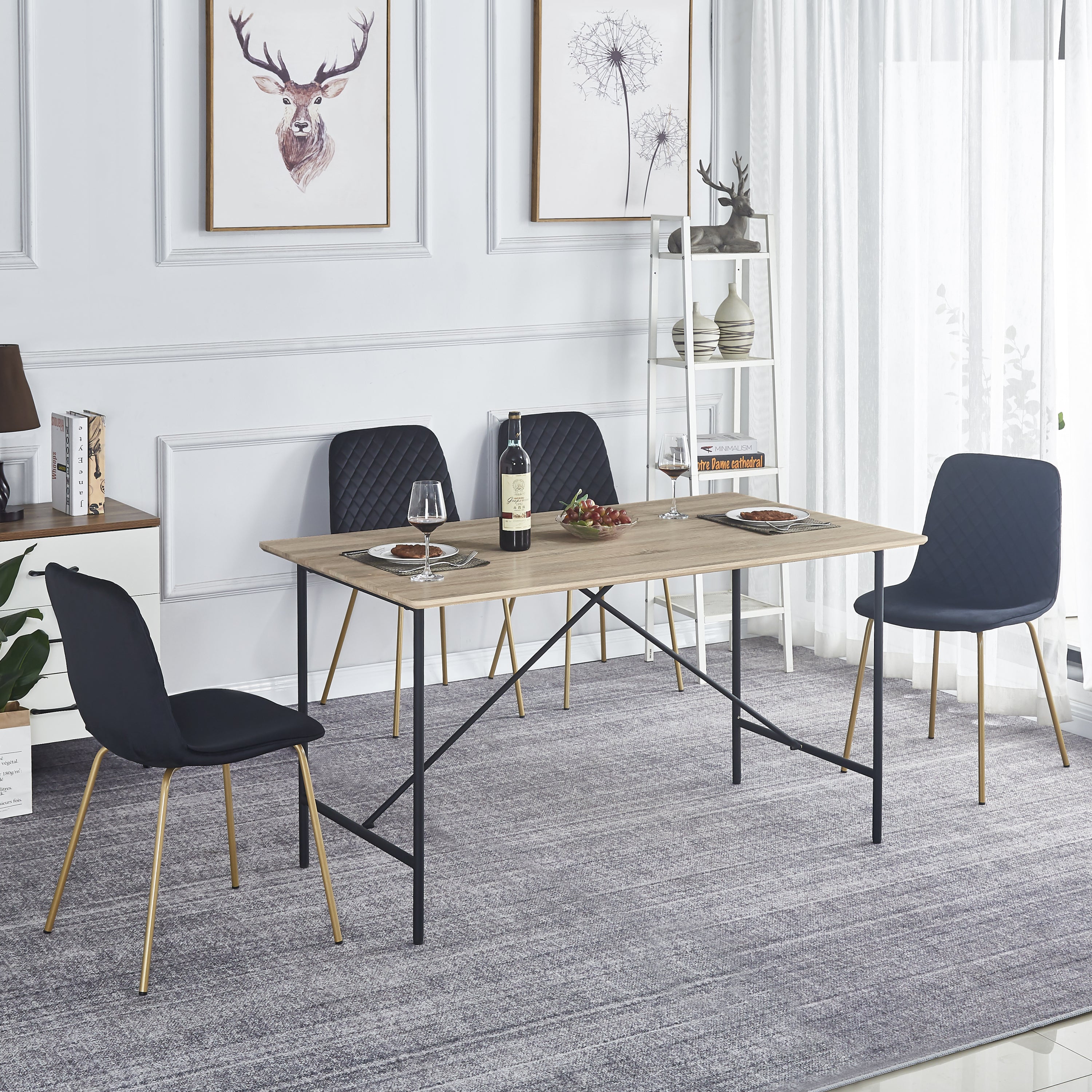 Black Dining Chairs for 4