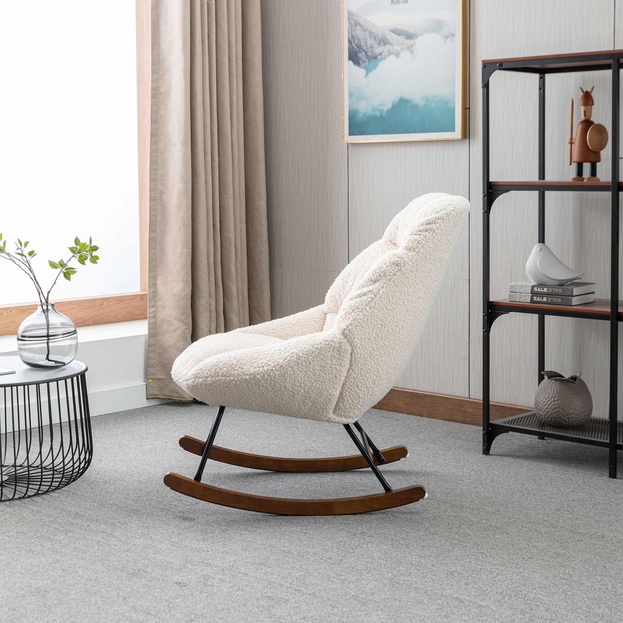 Tufted Rocking Chair