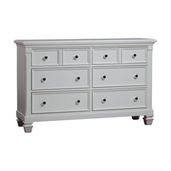 6 Drawer Dresser Pure White