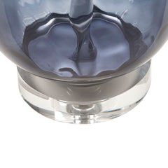 Borel Ombre Glass Table Lamp - Dark Blue