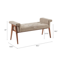 Mason Accent Bench - Tan