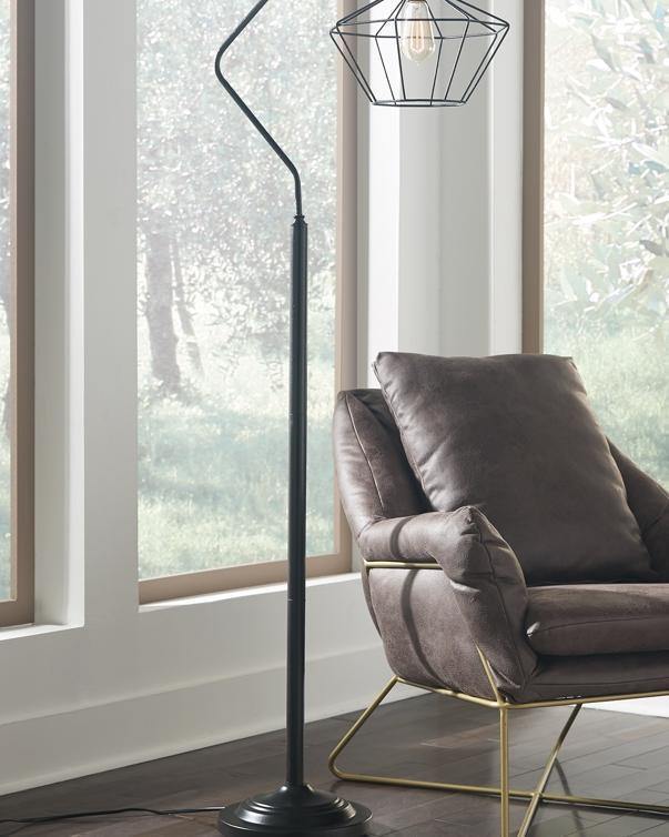Black Contemporary Floor Lamp
