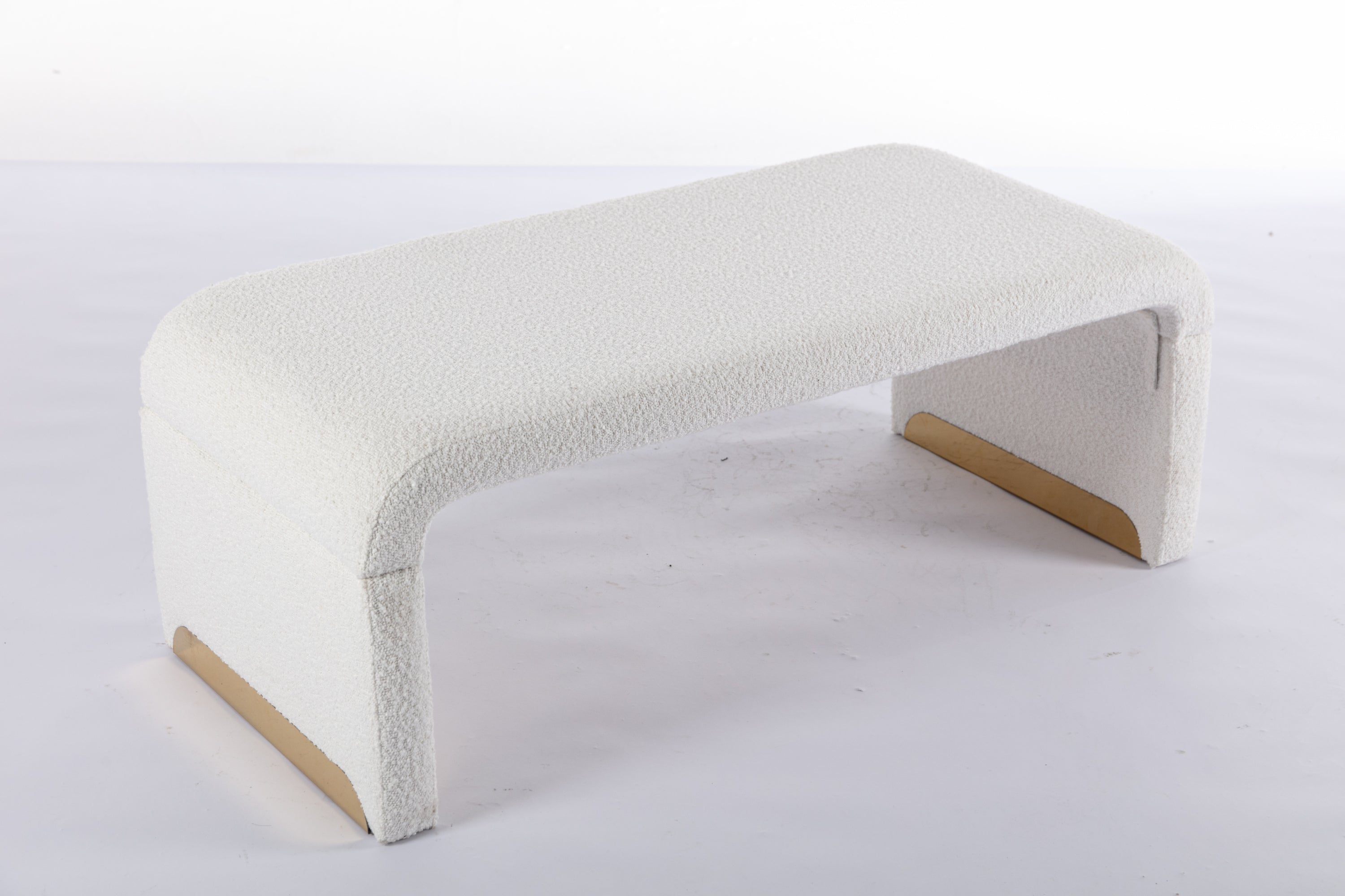 Bedroom Bench With Gold Metal Legs