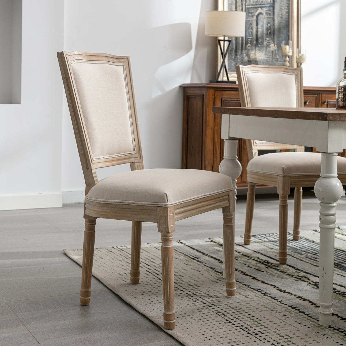 French Cream Linen Set