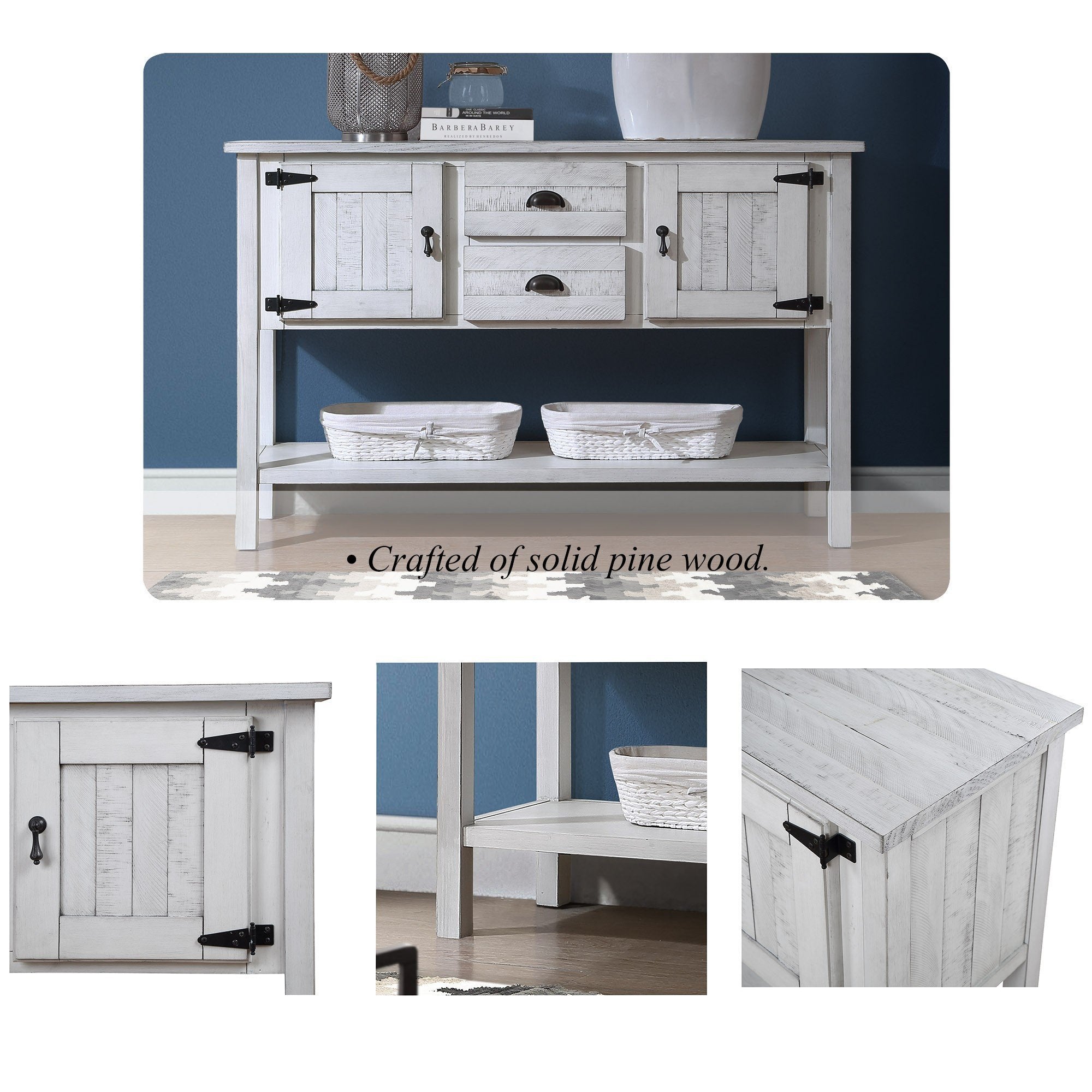 48'' Cabinet Console Table