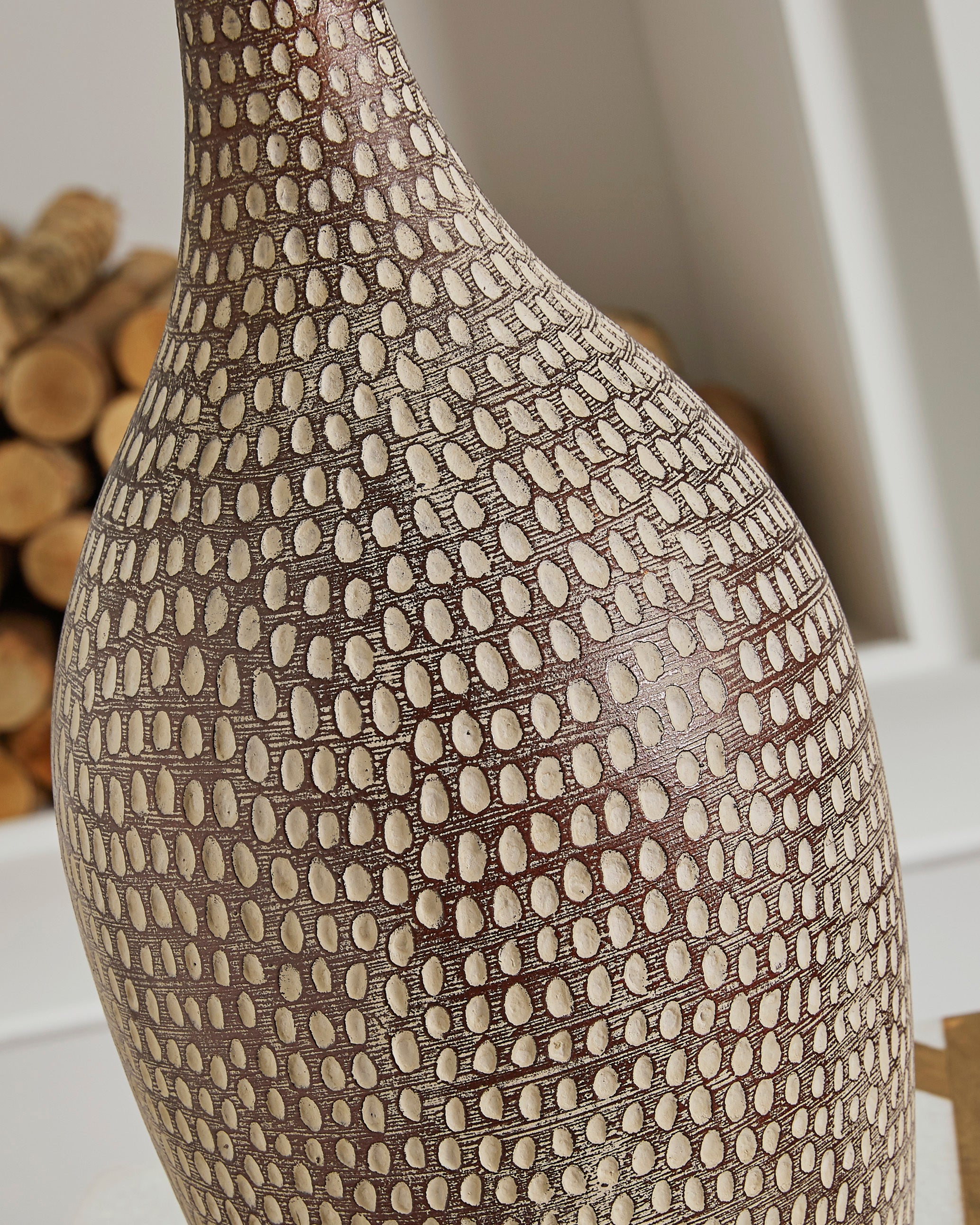 Gray Table Lamp
