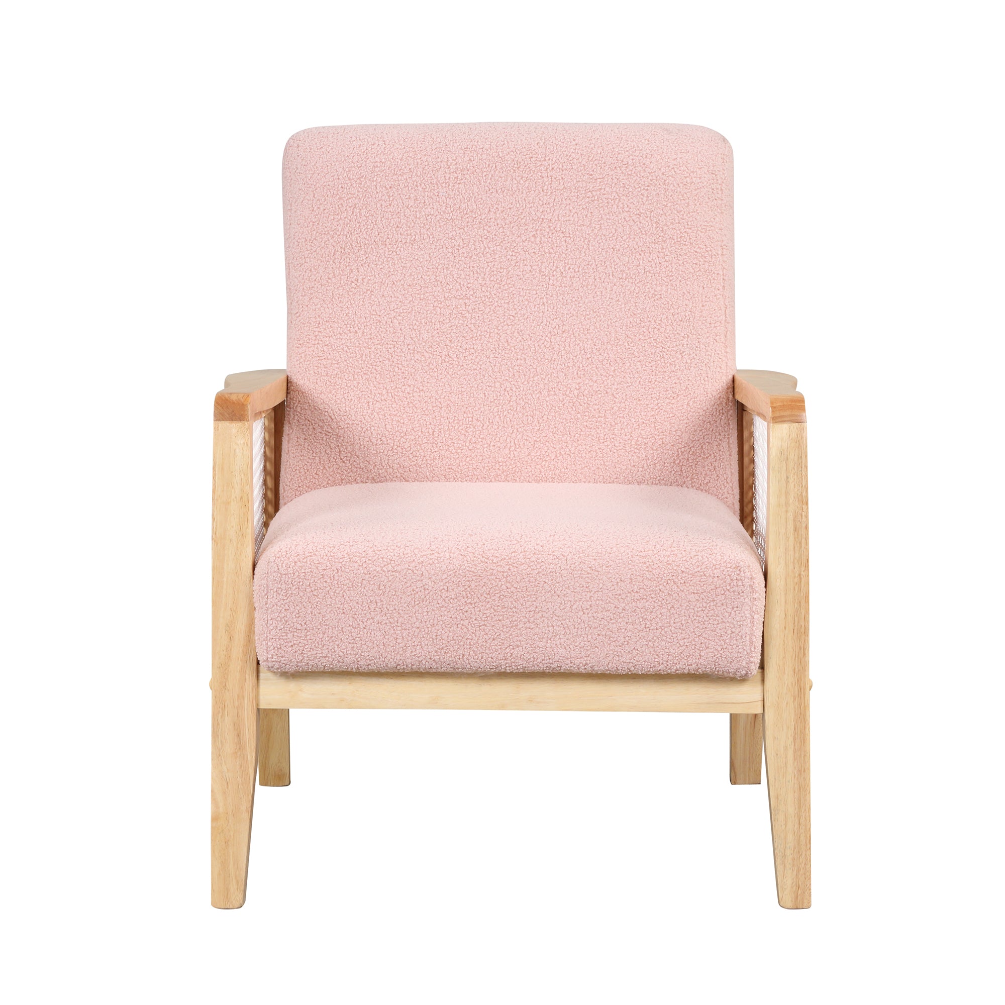 Short Plush Armchair 