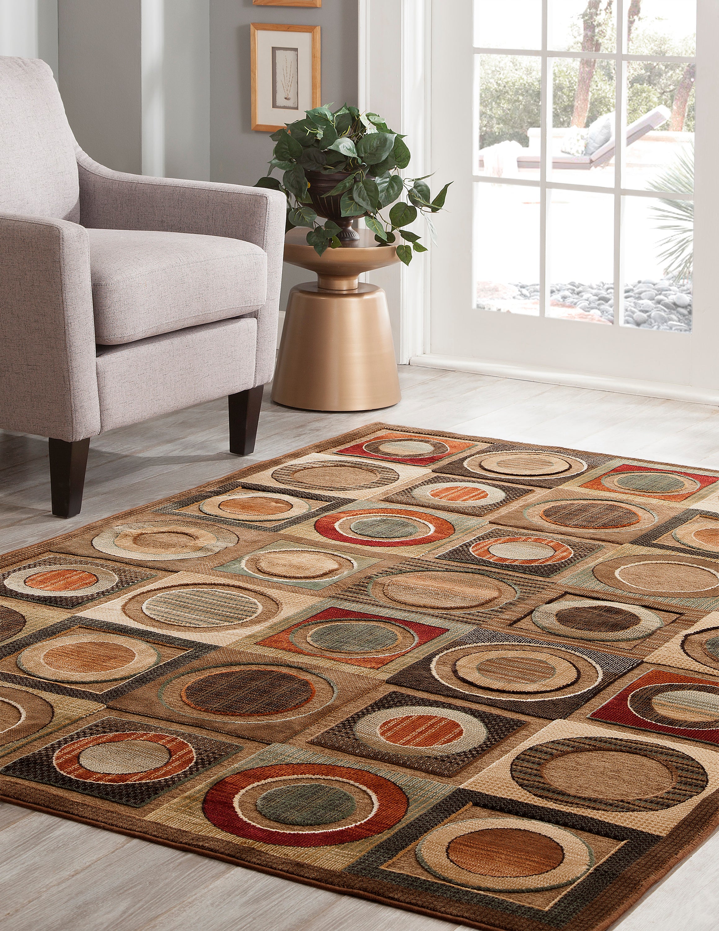 Black/Ivory Area Rug