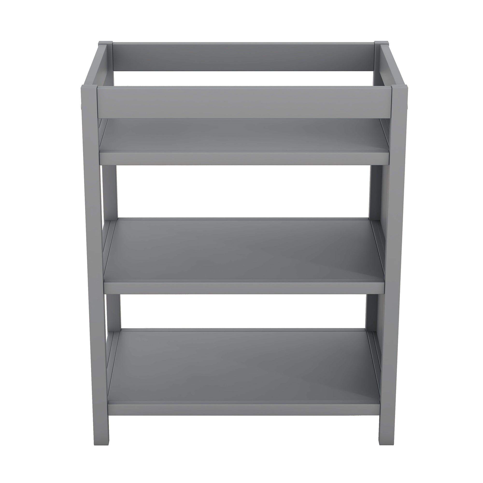 Convertible Crib/Full Size Bed with Changing Table - Gray