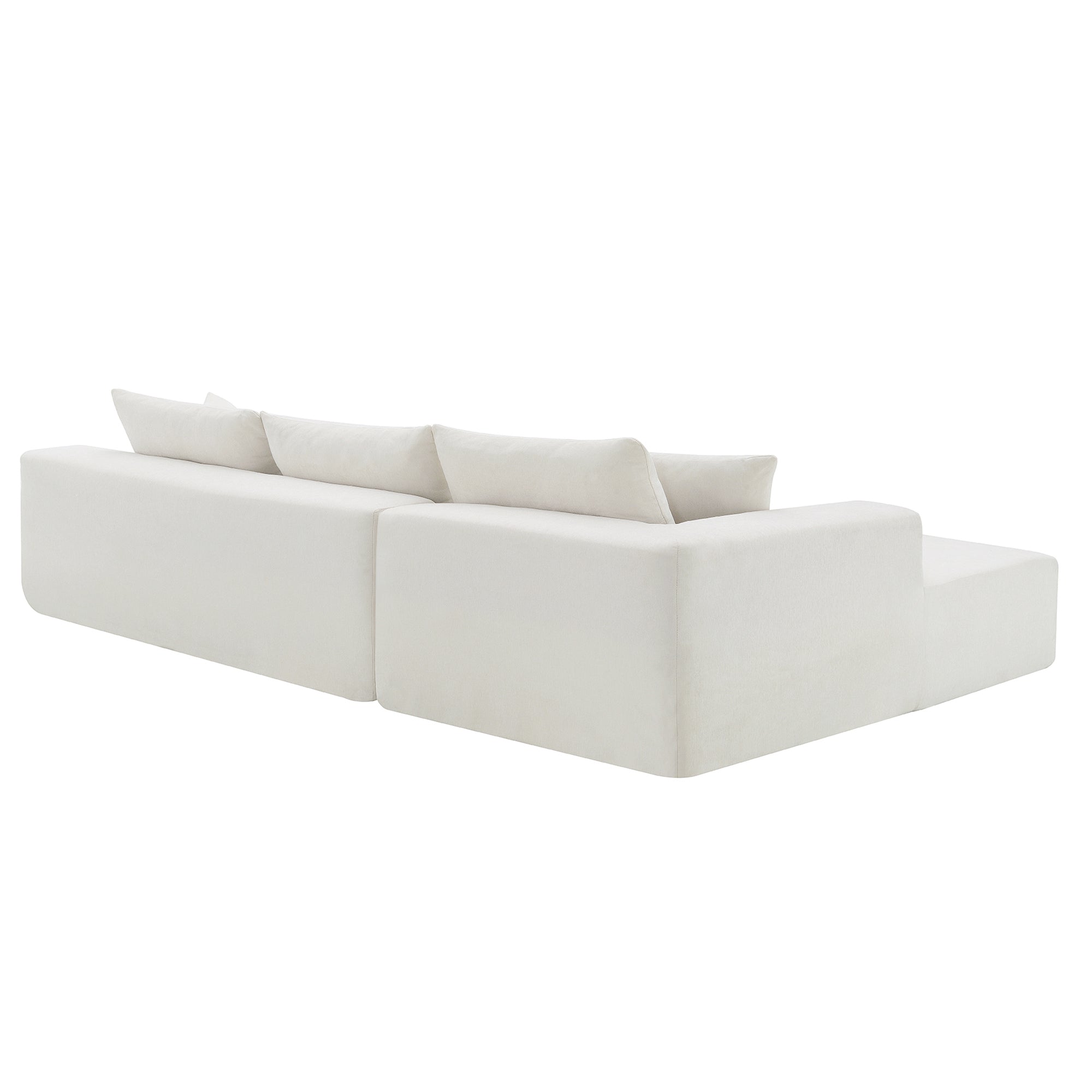 MAICOSY 109" L Shaped Sectional Sofa Bed Couches 2Pc Loveseat Chaise Convertible