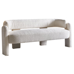 75.59" Wide Boucle Upholstery Modern Sofa for Living Room - Beige