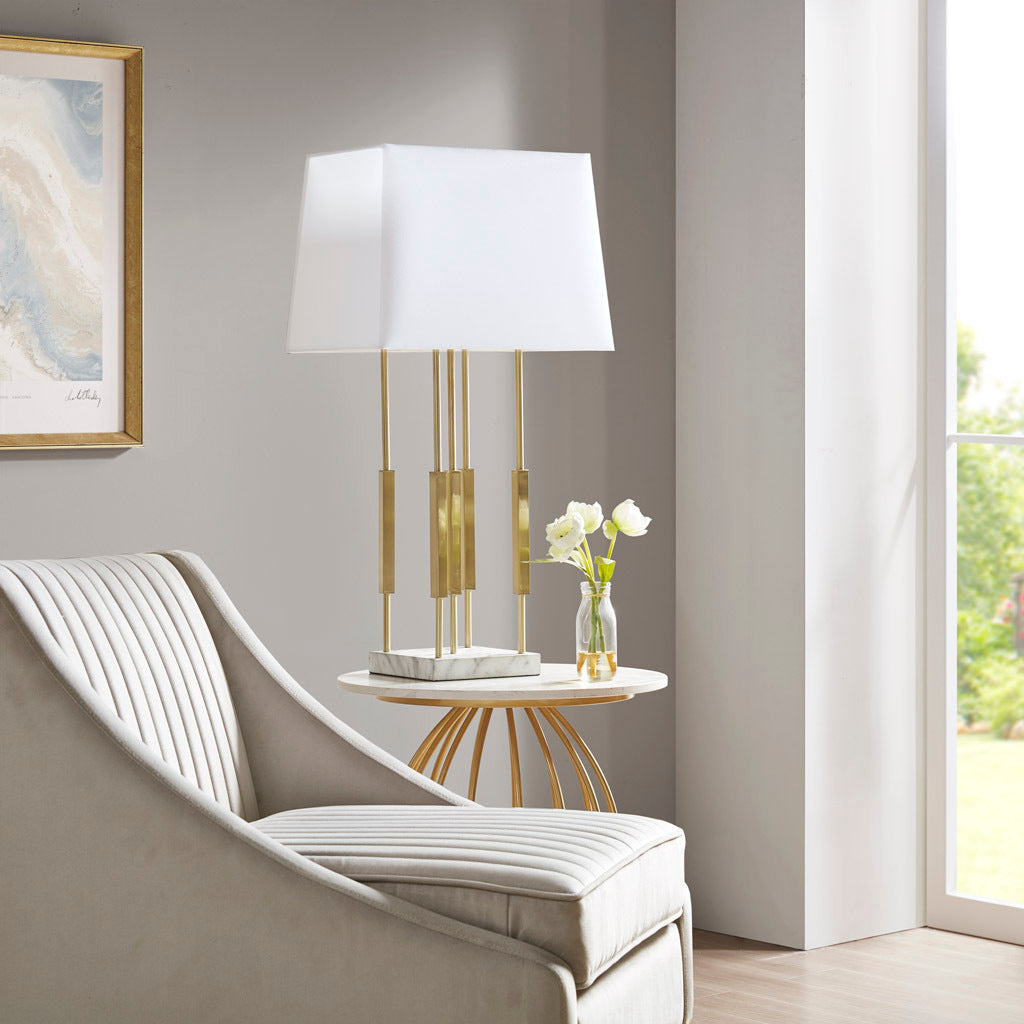 Doyer Metal Table Lamp - Gold