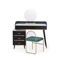 Modern Dressing Vanity Makeup Table Set - Black