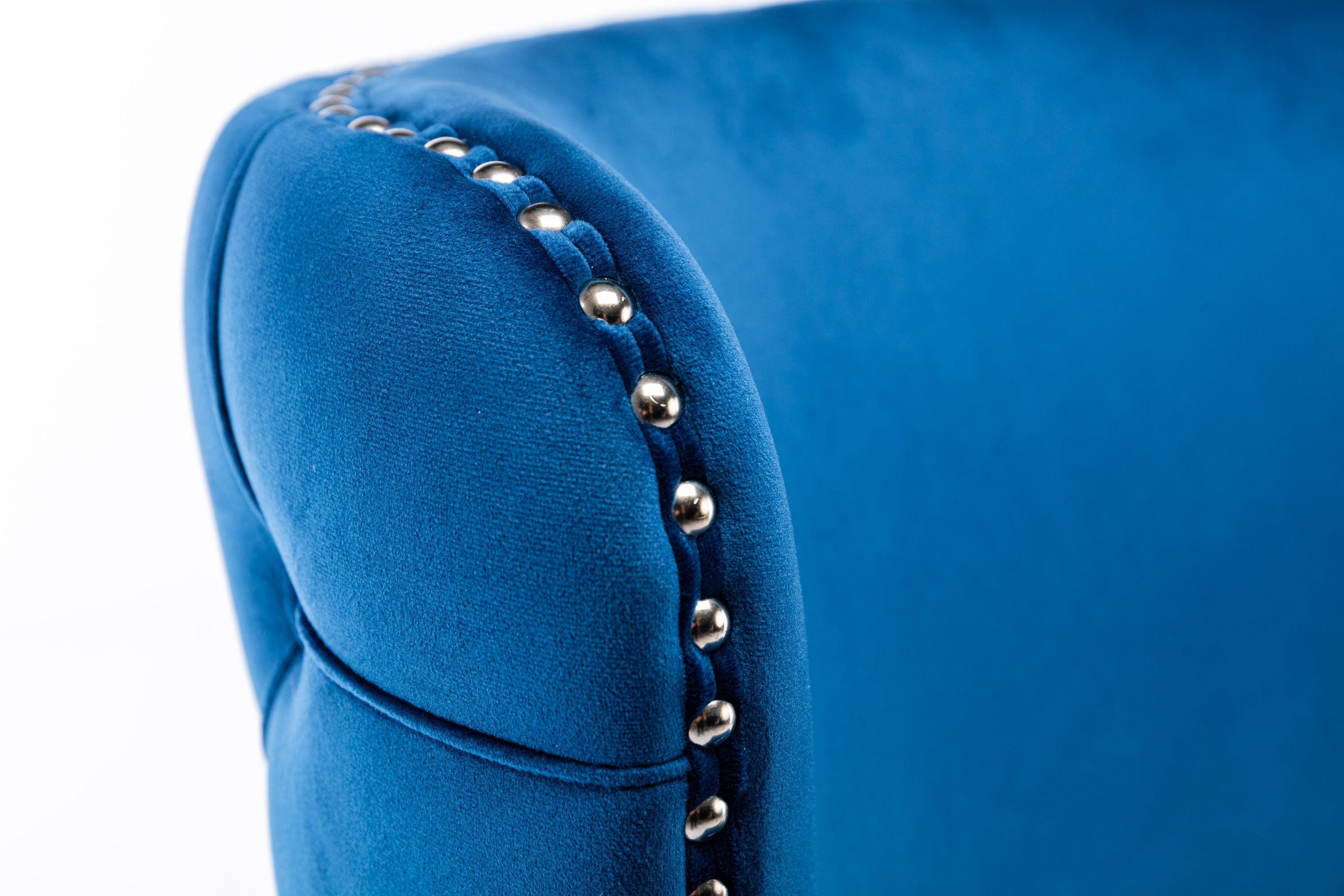 Blue Wing-back Chair