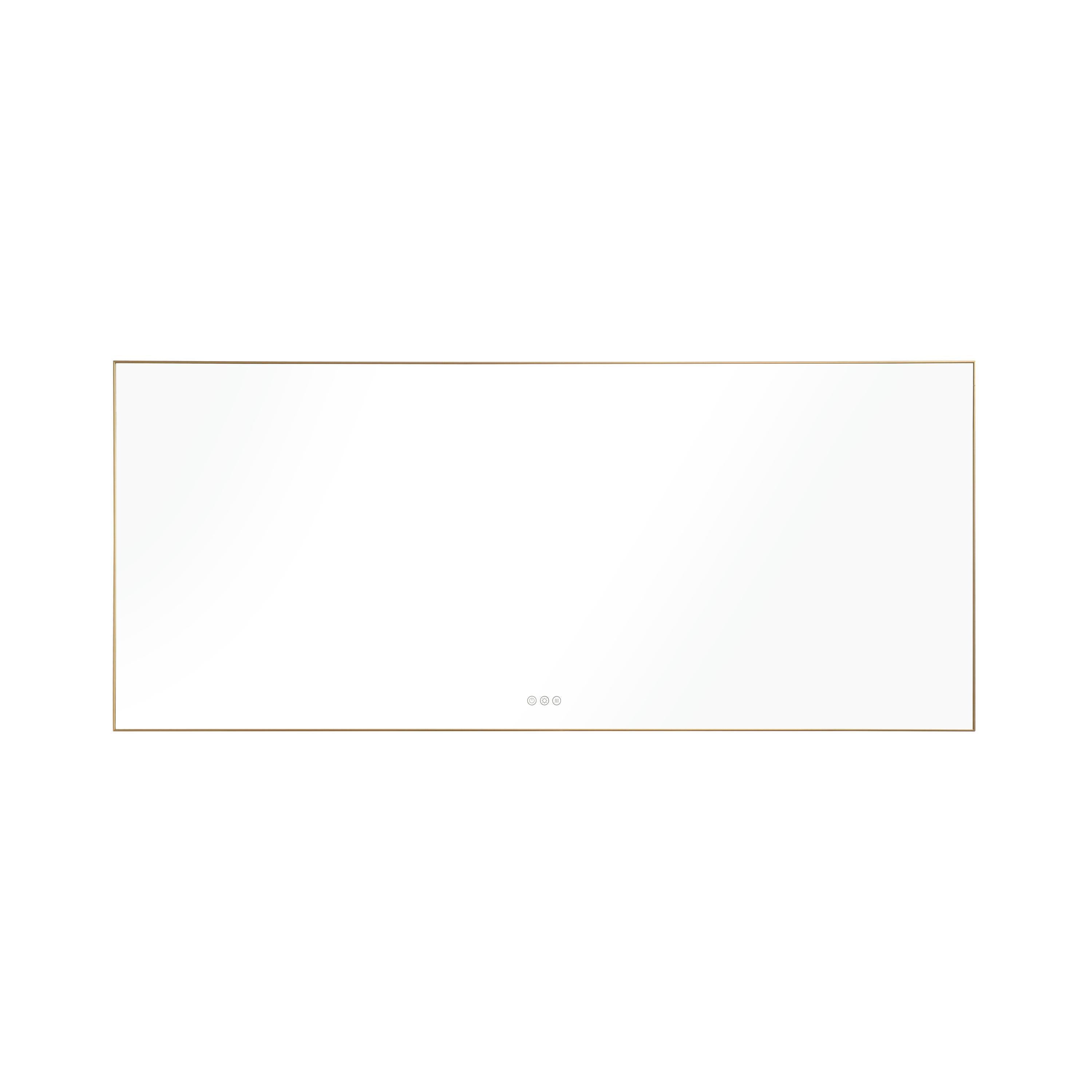 84x 36Inch LED Mirror Bathroom with Back Light, Anti-Fog Memory Large