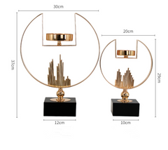 Luxury Golden Candle Holder