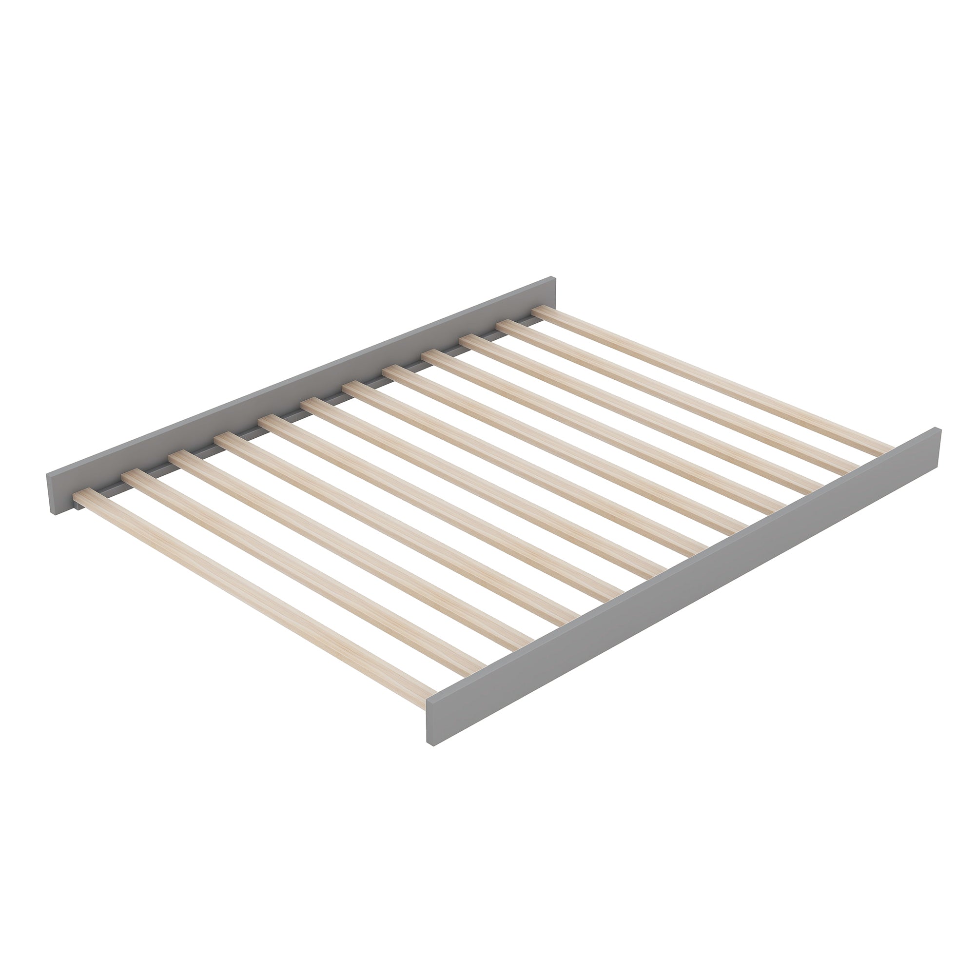 Convertible Crib/Full Size Bed with Changing Table - Gray