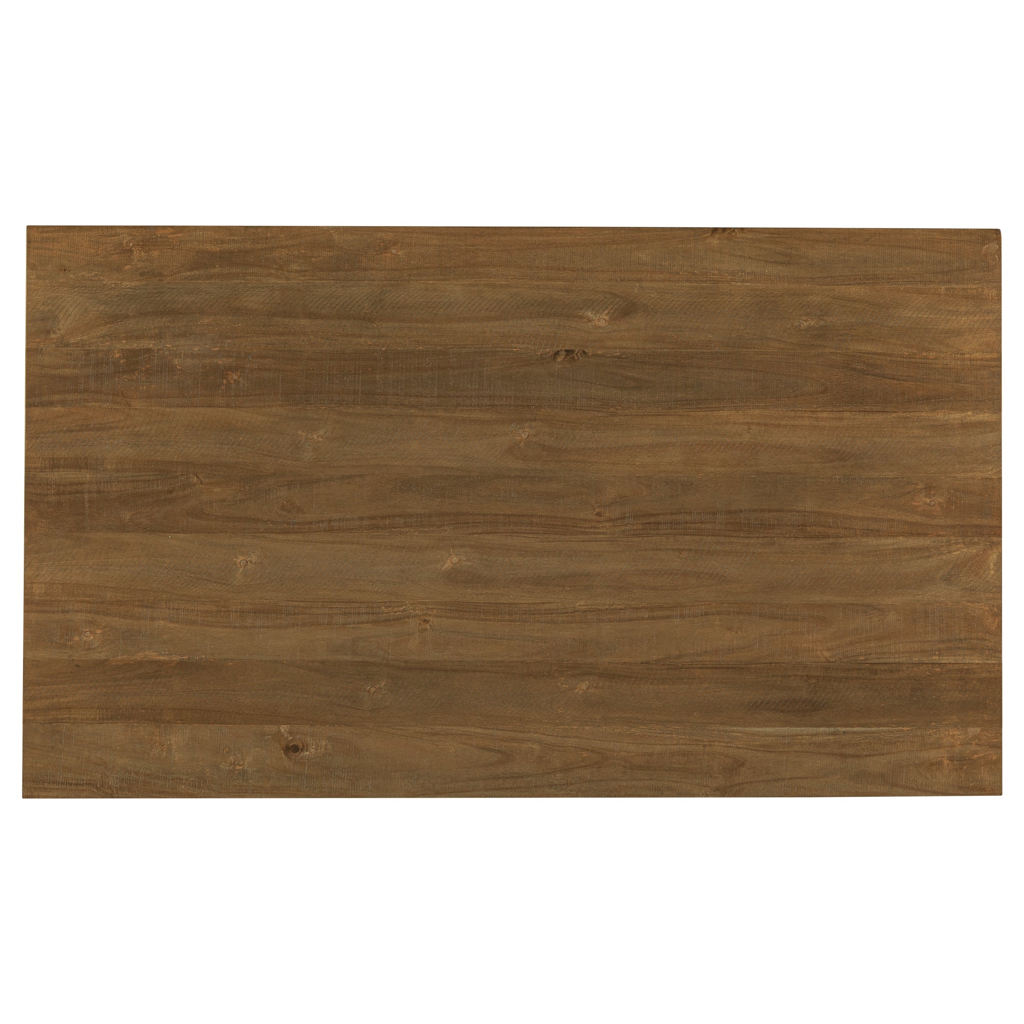 6-Piece Farmhouse Dining Table Set 72" Wood Rectangular Table, 4 Upholstered Chairs with Bench - Walnut