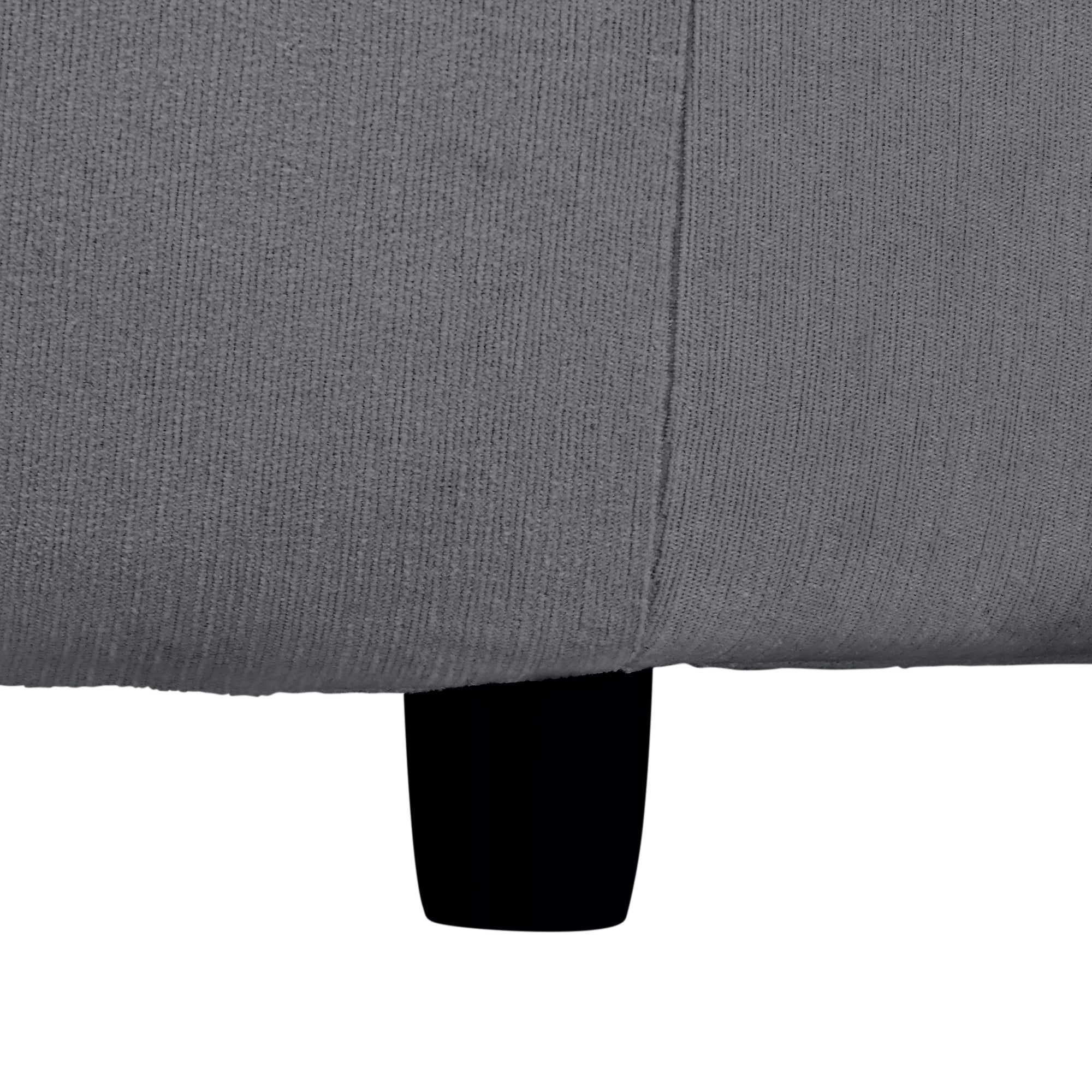 Stylish Sofa Set with Polyester Upholstery with Adjustable Back with Free Combination for Living Room - Gray